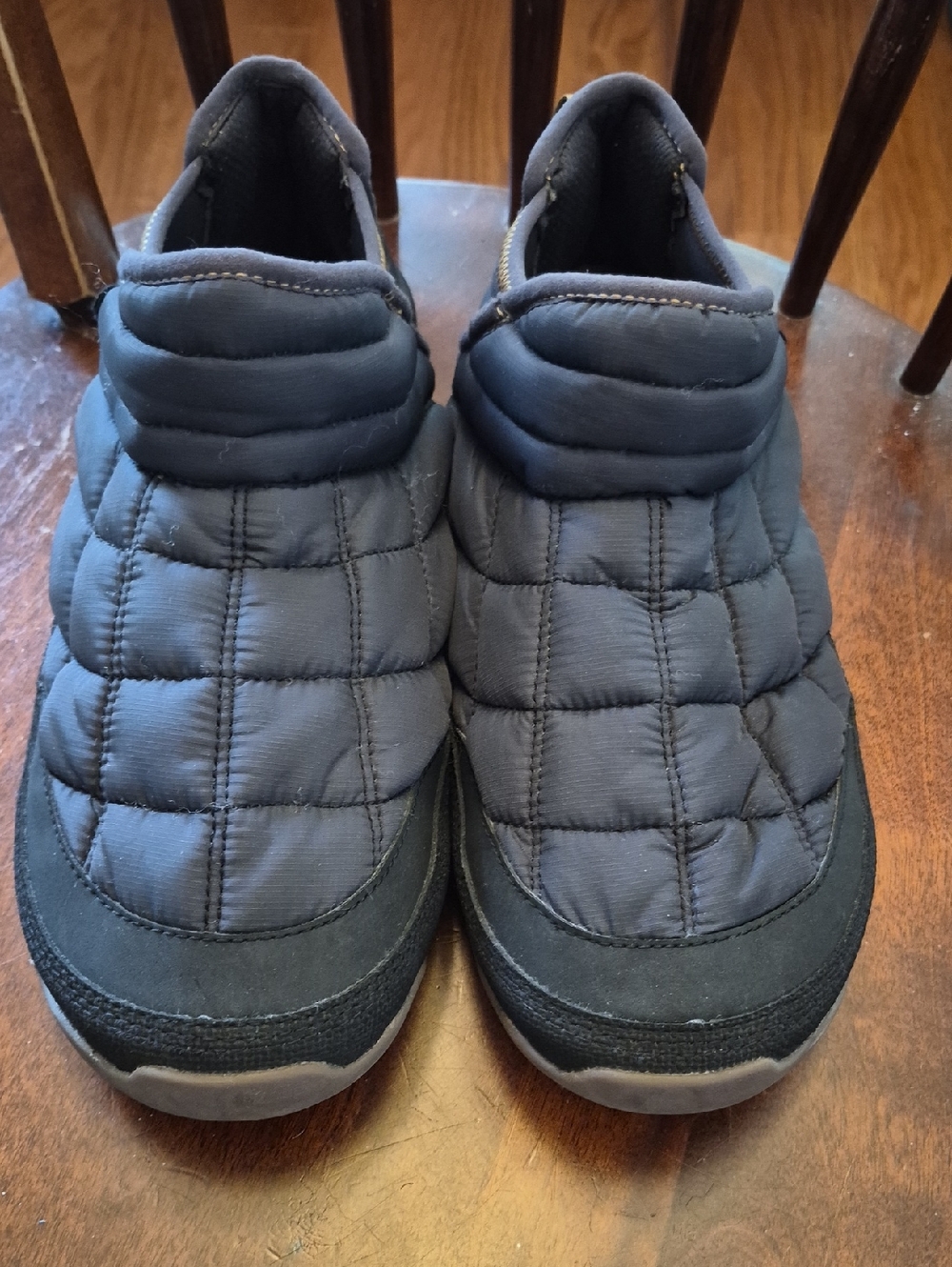 L.L. Bean Men's‎ Quilted Slip-On Snow Boots - Navy